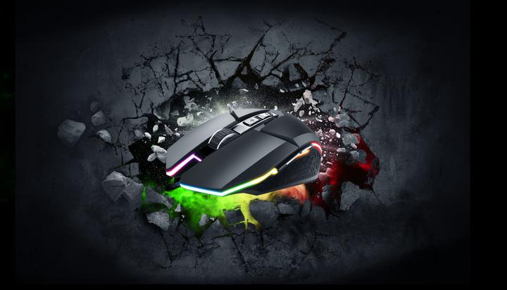 Produktbild Trust Gaming GXT 950 Idon Illuminated Gaming Maus, kabelgebunden (Kabelgebunden)