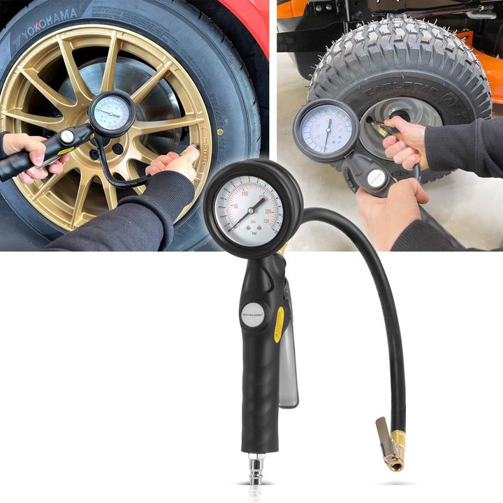 Immagine prodotto Stahlwerk Pistola di gonfiaggio pneumatici ad aria compressa DRA-162 ST, da 0 a 16 bar / 0 a 230 PSI