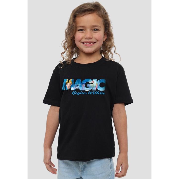 Actual product image Cinderella Childrens/Kids Magic Begins Within T-Shirt (152, 158)