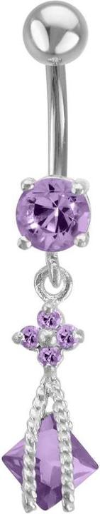 Immagine prodotto Bijouteria Piercing ventre (Acciaio inossidabile, Argento 925, Zirconia)