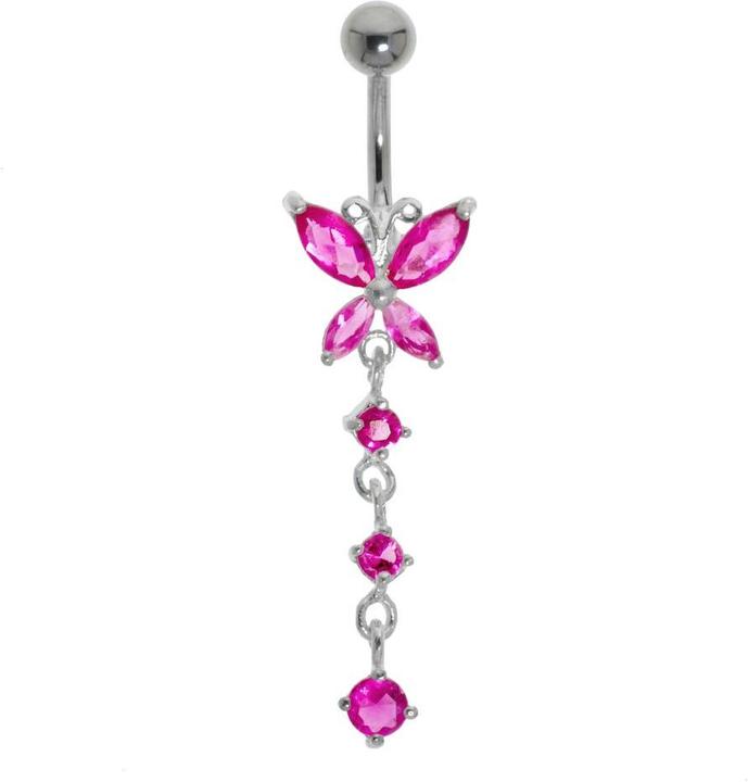 Immagine prodotto Bijouteria Piercing ventre (Acciaio inossidabile, Argento 925, Vetro (di orologio))