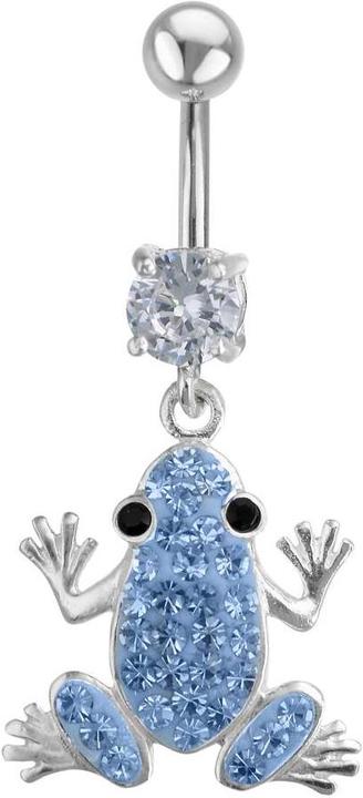 Produktbild Bijouteria Bauchpiercing (Edelstahl, Silber 925, Kristall)