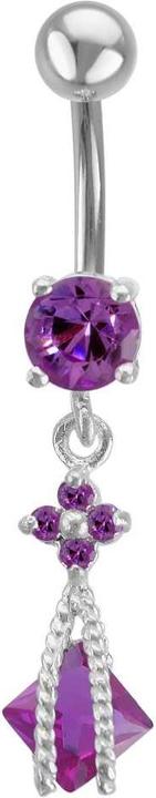 Produktbild Bijouteria Bauchpiercing (Edelstahl, Silber 925, Zirkonia)
