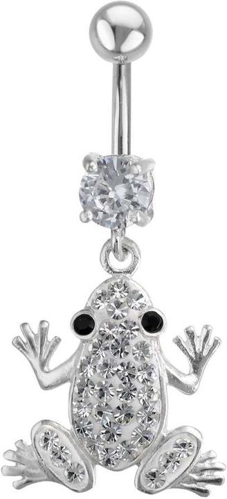 Produktbild Bijouteria Bauchpiercing (Edelstahl, Silber 925, Kristall)