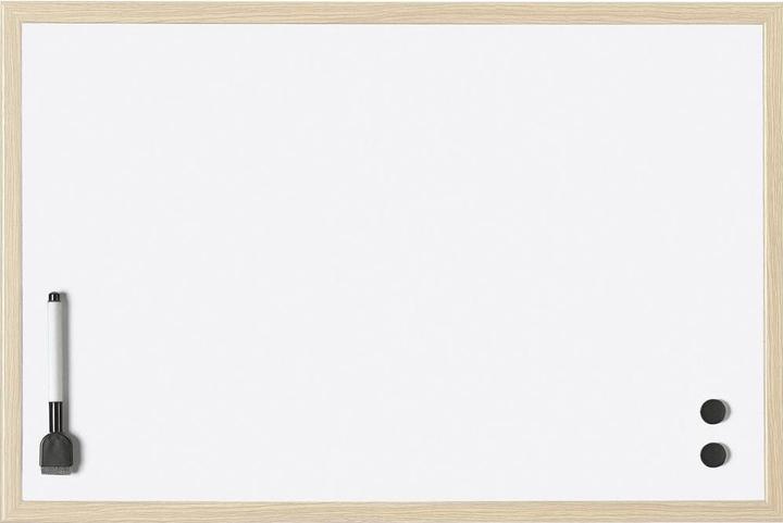 Actual product image Magnetoplan Whiteboard with wooden frame (100 x 60 cm)