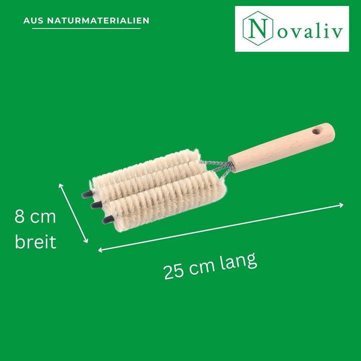 Produktbild Novaliv 2X Heizkörperbürste Rippenheizkörper Heizungsbürste Heizkörper Reinigungsbürste 25x8x3cm IDE (1 Stk.)