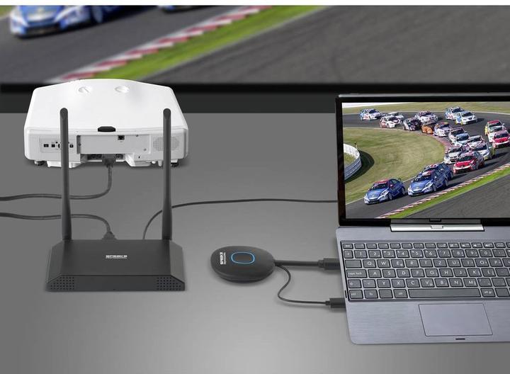 Productafbeelding SpeaKa Professional HDMI Extender Set Speaka 4K Draadloze Presentatie Zender (50 m)