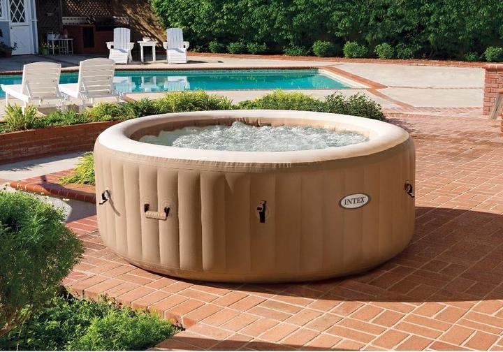 Intex PureSpa Bubble Massage Idromassaggio gonfiabile Ø196 x 71 cm - Sahara Tan