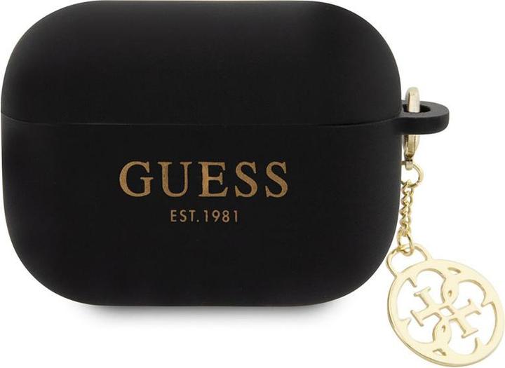 Produktbild Guess 4G Charms Silicone Case für Apple Airpods Pro 2 - black (Kopfhörer Hülle)