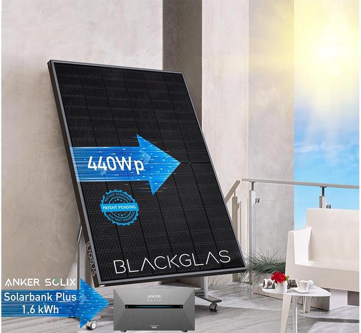 Image du produit Blackglas Système solaire ECOzoomPRO 440 Wp (440 W)