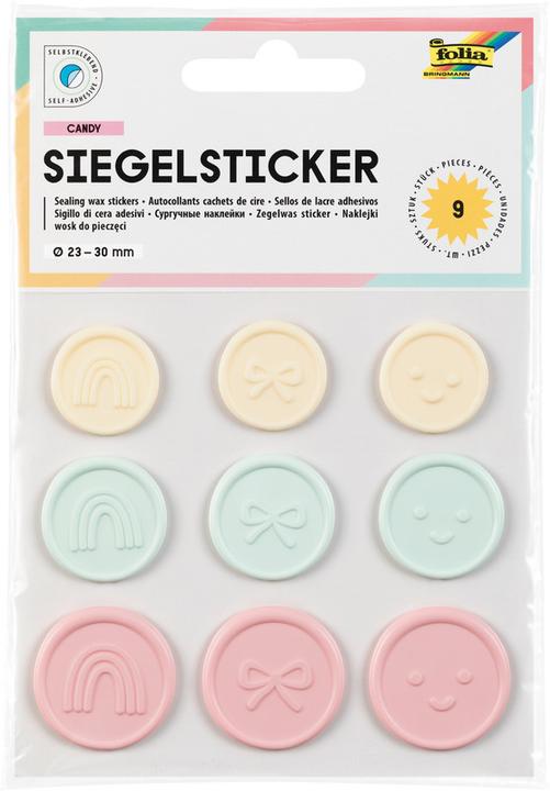 Actual product image Folia Siegel Sticker CANDY, 9 Stück