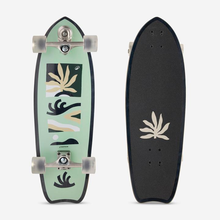 Decathlon Surfskate surftraining 31" Spirit Longboard Green (31.02")