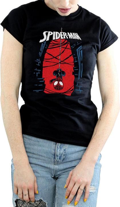 Immagine prodotto Spider-Man Hanging Sketch Maglietta Donna (XXL)