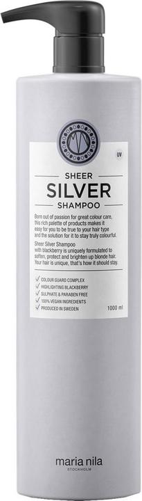 Immagine prodotto Maria Nila Cura e stile - Shampoo Sheer Silver (1000 ml, Shampoo liquido)