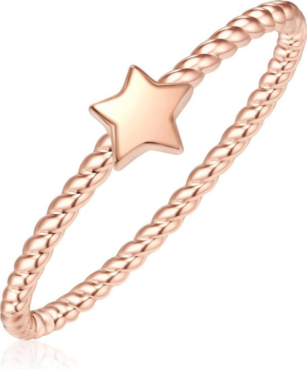 Immagine prodotto Glanzstücke München Stella da donna in argento sterling e oro rosa - 10040 (56, 925 Argento)