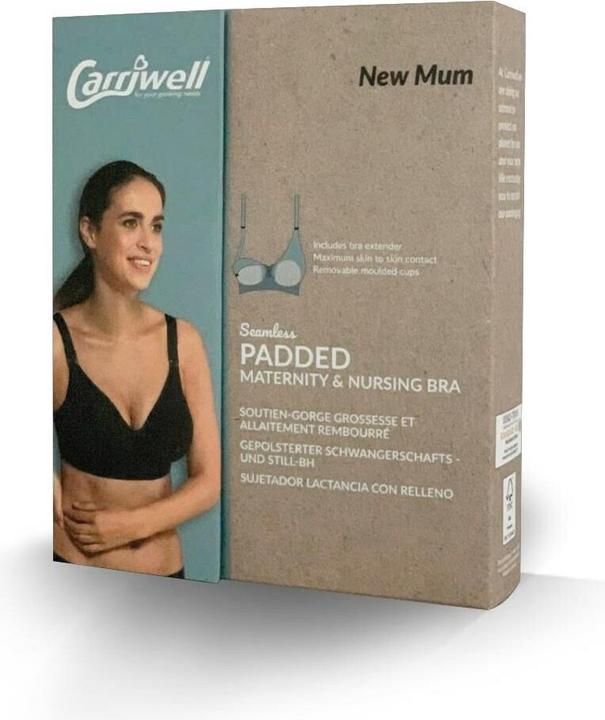 Actual product image Carriwell Padded pregnancy and nursing bra (M)