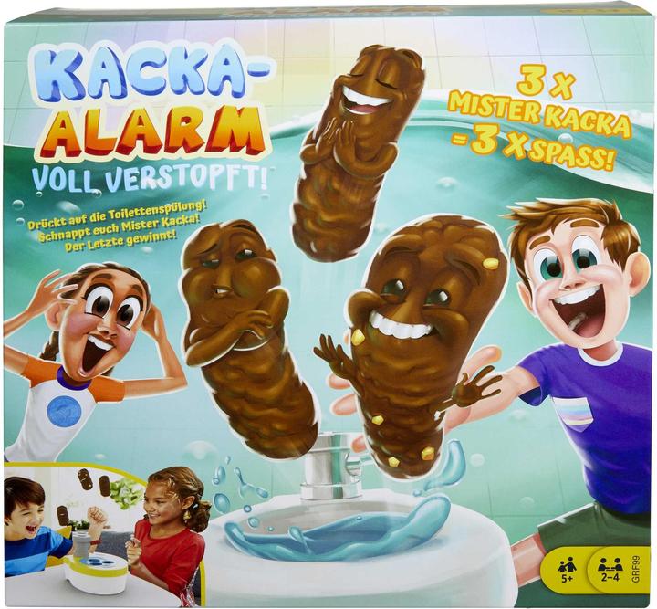 Mattel Games Kacka-Alarm. voll verstopft (Deutsch)