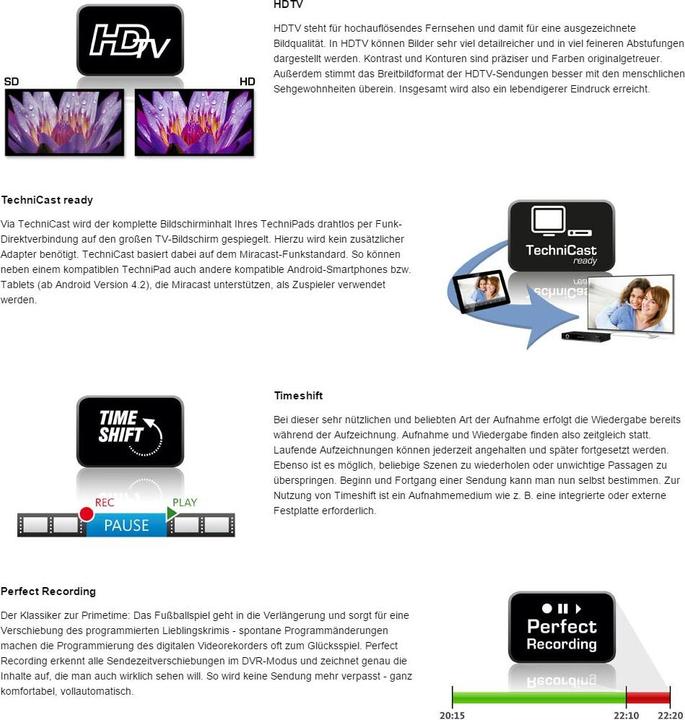 Produktbild TechniSat TechniCorder ISIO STC schwarz, Doppel-QuattroTuner (2x DVB-C/T/S2)