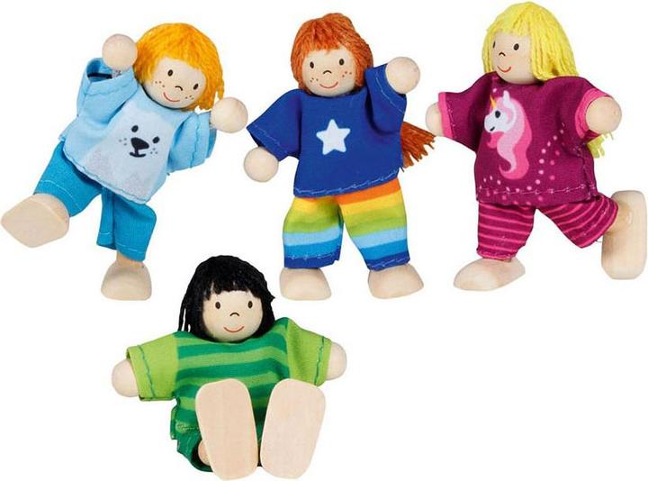 Actual product image Goki Bending dolls children clique 4 pieces
