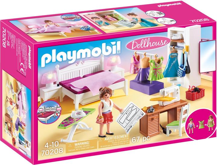 Playmobil Schlafzimmer mit Nähecke (70208, Playmobil Dollhouse)