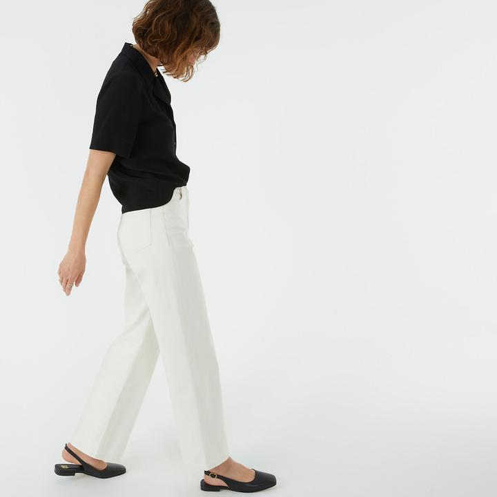 Produktbild La Redoute Collections Kurzärmelige Bluse mit Reverskragen (36)