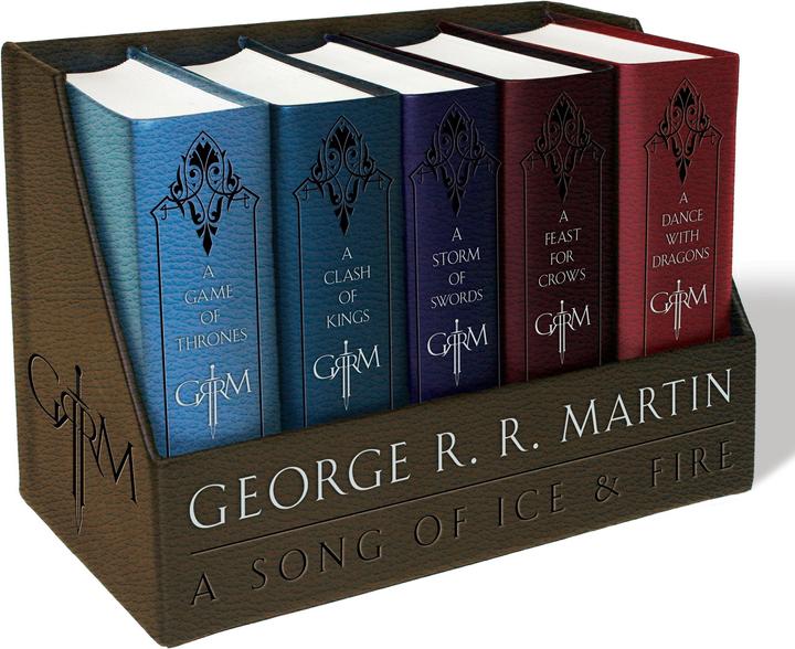 George R. R. Martin's a Game of Thrones Leather Cloth Boxed Set (Song of Ice and Fire Series) (Englisch, George R. R. Martin, 2015)