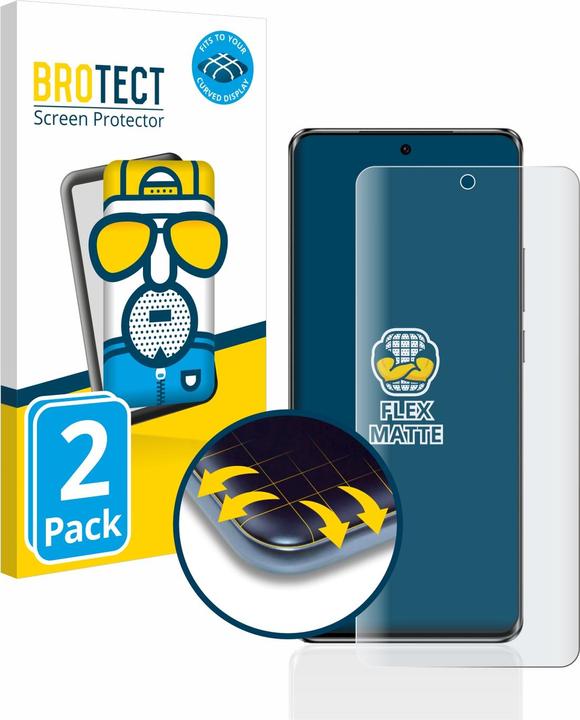 Actual product image BROTECT Full-Cover Protector Matte (2 Piece, OPPO Reno 10)