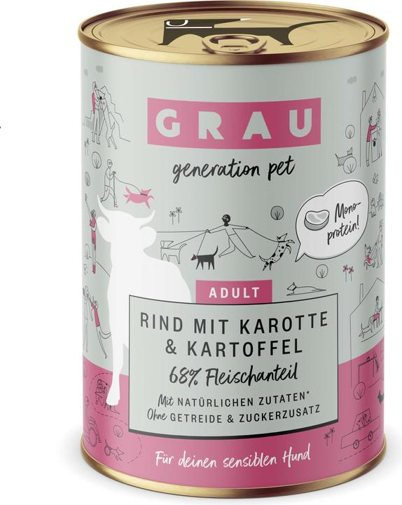 Immagine prodotto Grau Cibo umido per cani (Adulto, 400 g)