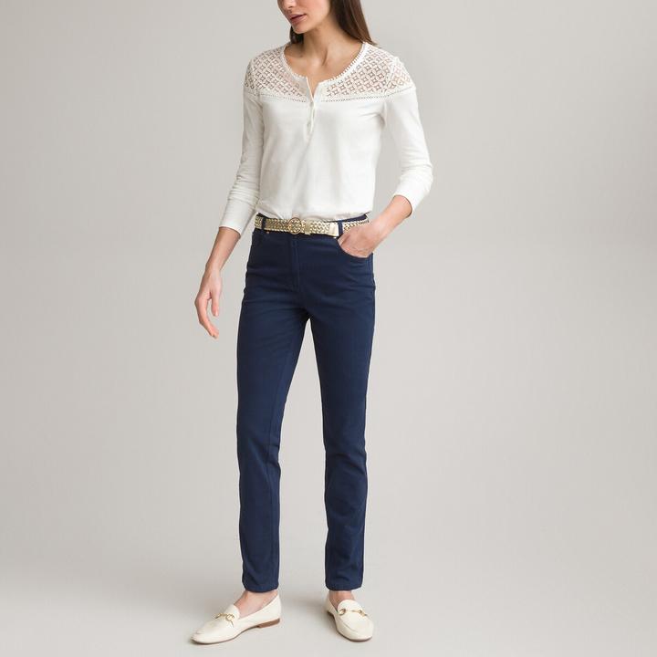 Immagine prodotto Anne Weyburn Pantaloni dritti a cinque tasche in cotone elasticizzato (34)