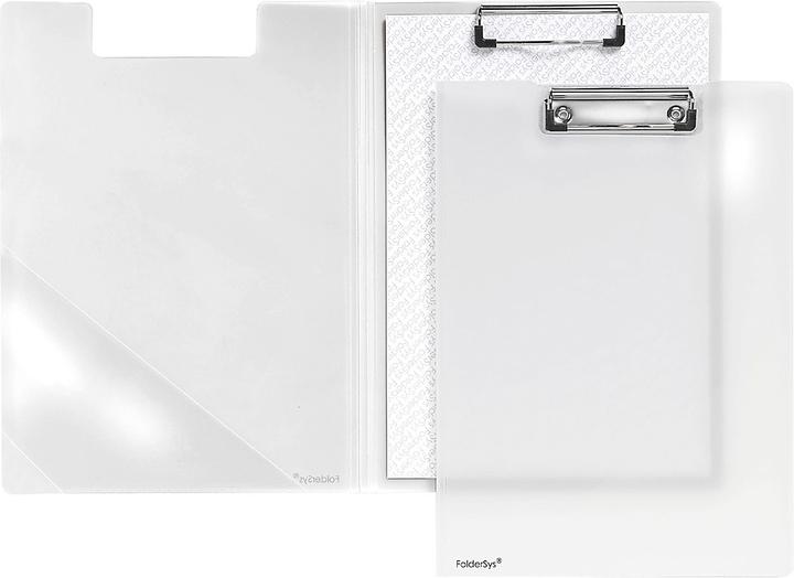 Produktbild Foldersys Klemmbrett-Mappe A4, Klemme mit Kunststoffecken, Dreiecks-Klarsichttasche innen, Farbauswahl, PP