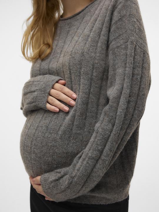 Image du produit Vero Moda Maternity Coupe normale Pull à col rond Haut tricoté (XL)