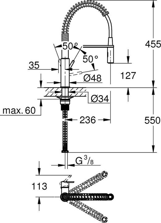 Actual product image Grohe Sink mixer