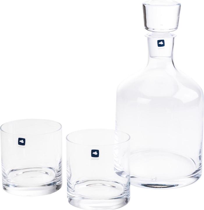 Actual product image Leonardo Ambrogio whisky decanter and set of 3 glasses (1.50 l)
