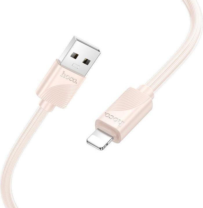 Image du produit Hoco Cable cable USB A to Lightning 2,4 A X114 1 m pink (1 m)