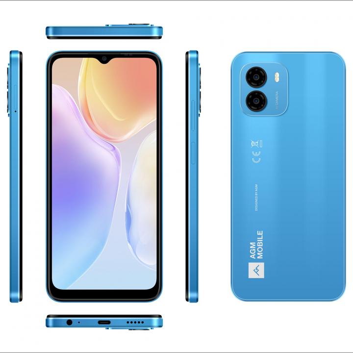 Immagine prodotto AGM NOTE N1 8/128GB BLU VIVO (128 GB, Azzurro, 6.52", Doppia SIM, 50 Mpx)