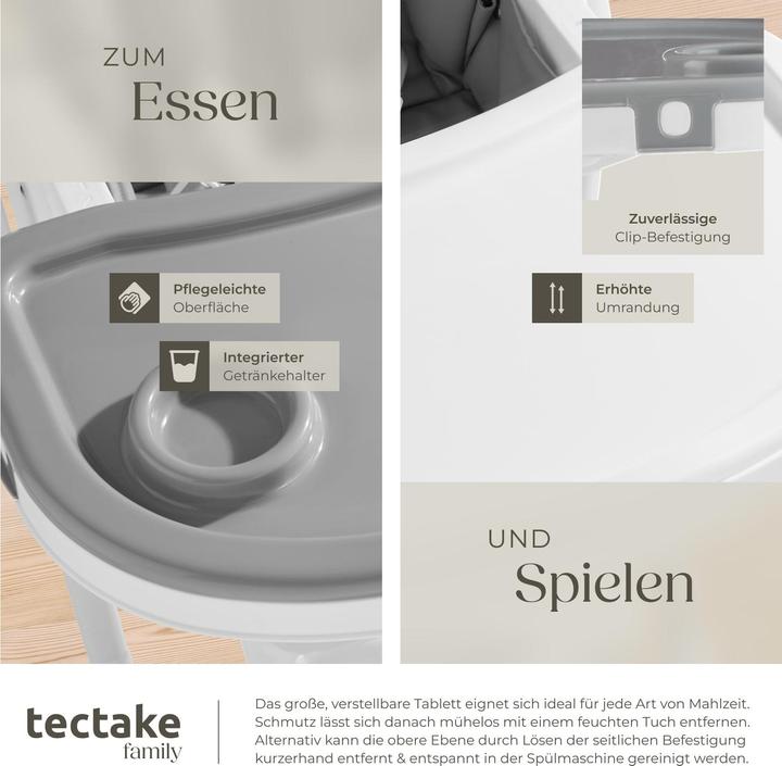Image du produit tectake Sophia (Chaise haute)