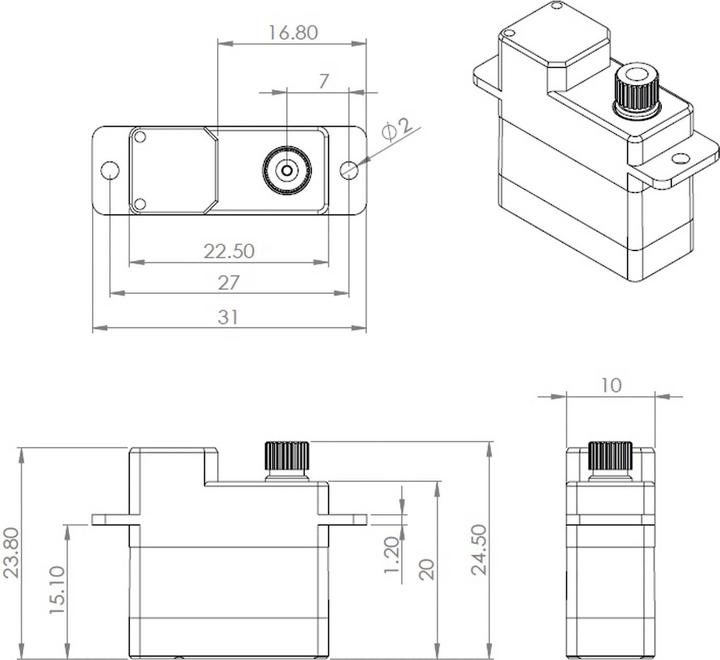 Immagine prodotto Mks Servo digitale DS450