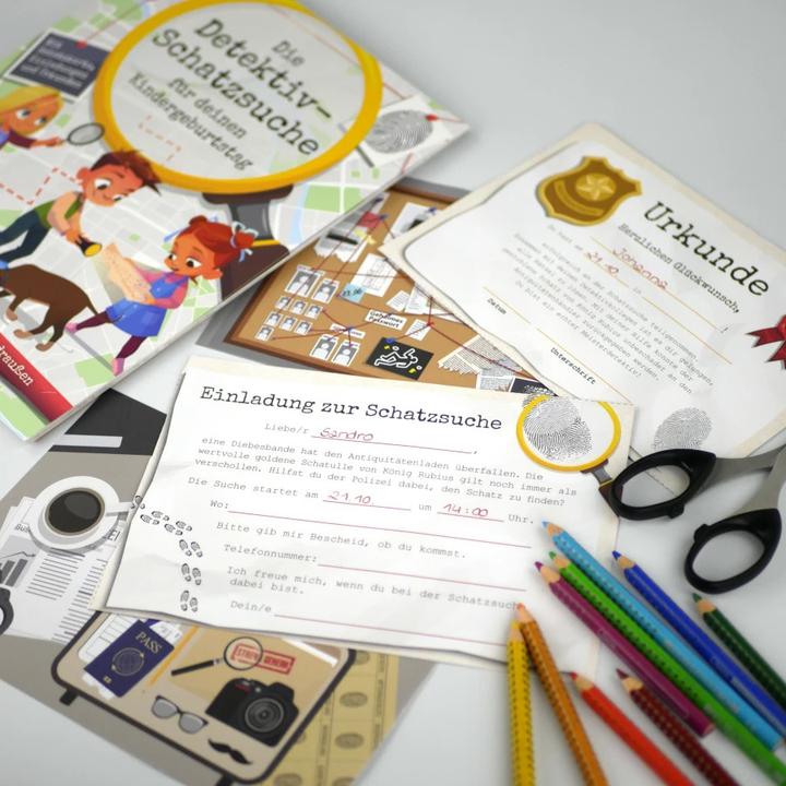 Produktbild Die Detektiv-Schatzsuche für deinen Kindergeburtstag (Deutsch, Catharina Aydemir, 2022)