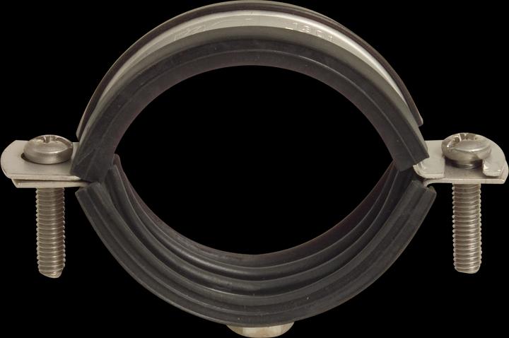 Actual product image Profec Schraubrohrschelle Stahl Verzinkt 99-105 mm x M8/M10 Innengewinde Typ 2-Teilig