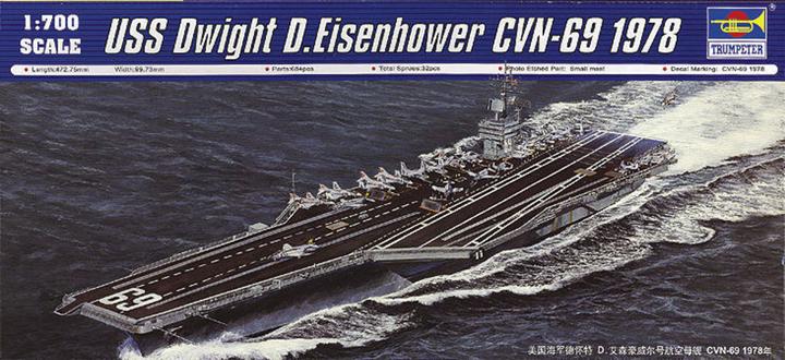 Produktbild Trumpeter USS Dwight D. Eisenhower CVN-69 1978