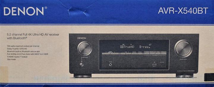Actual product image Denon Avr-X540bt (5.2 channels, FM)