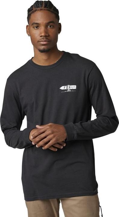 Fox Tee 22 Net New Ls Prem Blk M (M)