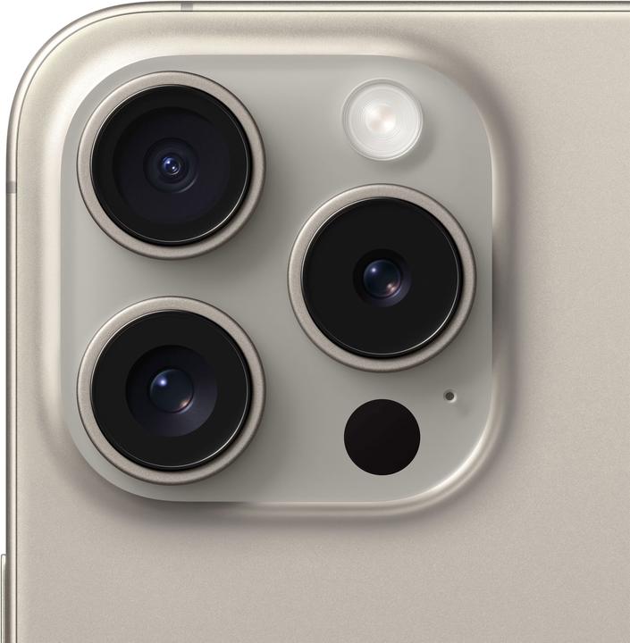 Actual product image Apple iPhone 15 Pro (256 GB, Natural Titanium, 6.10", SIM + eSIM, 48 Mpx, 5G)