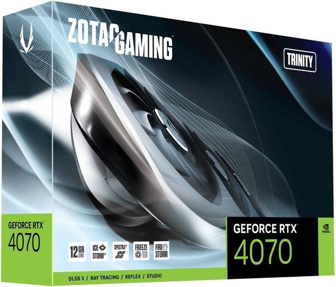 Actual product image Zotac GAMING GEFORCE RTX4070 12GB Trinity (12 GB)