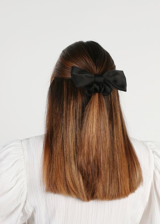 Image du produit Trisa Fashion Maschen Set Scrunchie & Clip schwarz 2 Stk. (Élastiques à cheveux)
