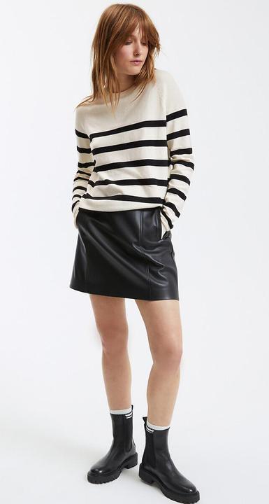 Actual product image La Redoute Collections Faux leather mini skirt (40)