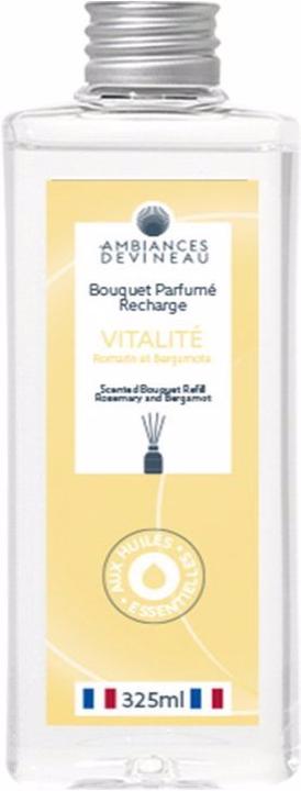 Image du produit Ambiances Devineau Duftstäbchen Nachfüllung Vitalité (Bergamotte & Rosmarin) (325 ml)
