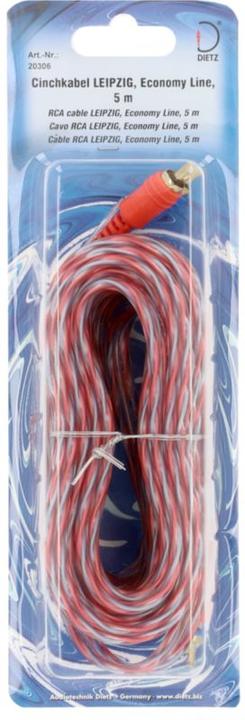 Actual product image Dietz RCA cable LEIPZIG Economy Line