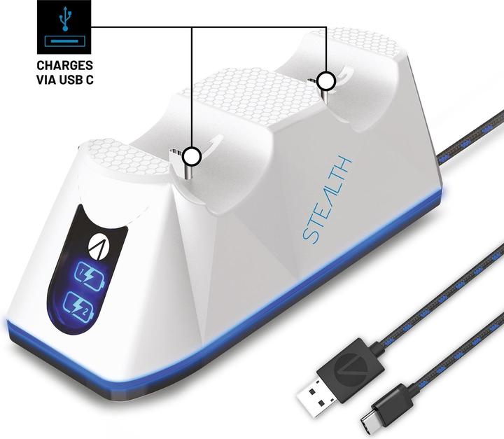 Produktbild Stealth Twin Charging Dock + Play & Charge Cable (PS5)