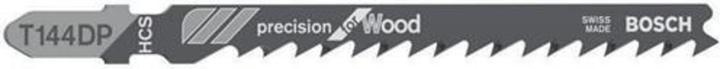 Image du produit Bosch Professional Zubehör Lame de scie sauteuse PRO Wood precise T144DP, 100 mm, 5 pcs.